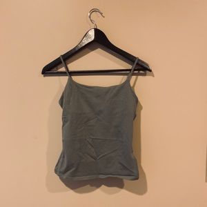 Gray Cropped Cami